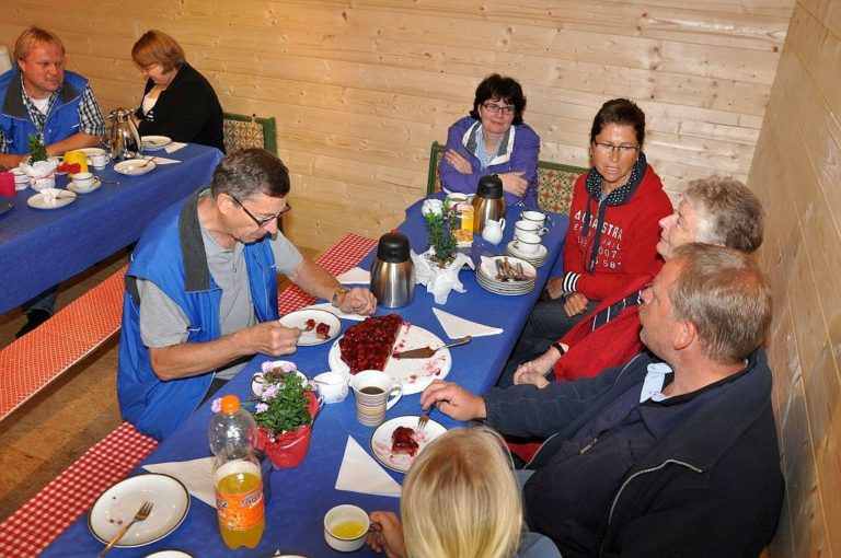 Auch der Obstkuchen war nicht zu verachten